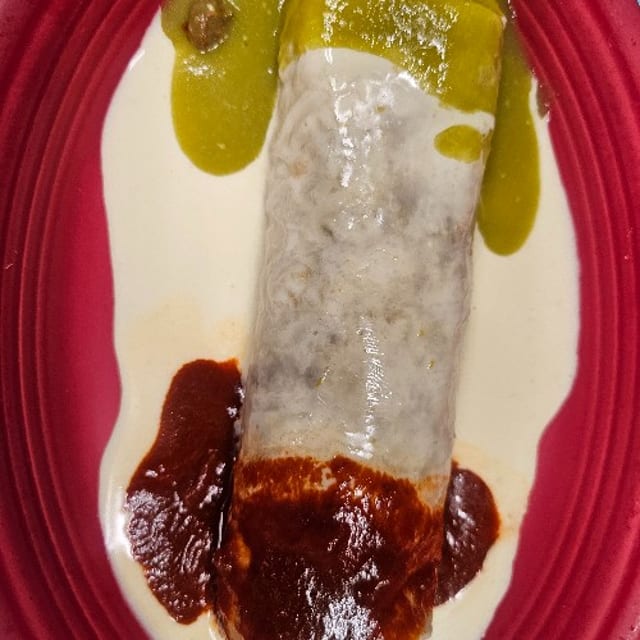 Burrito Pastor.